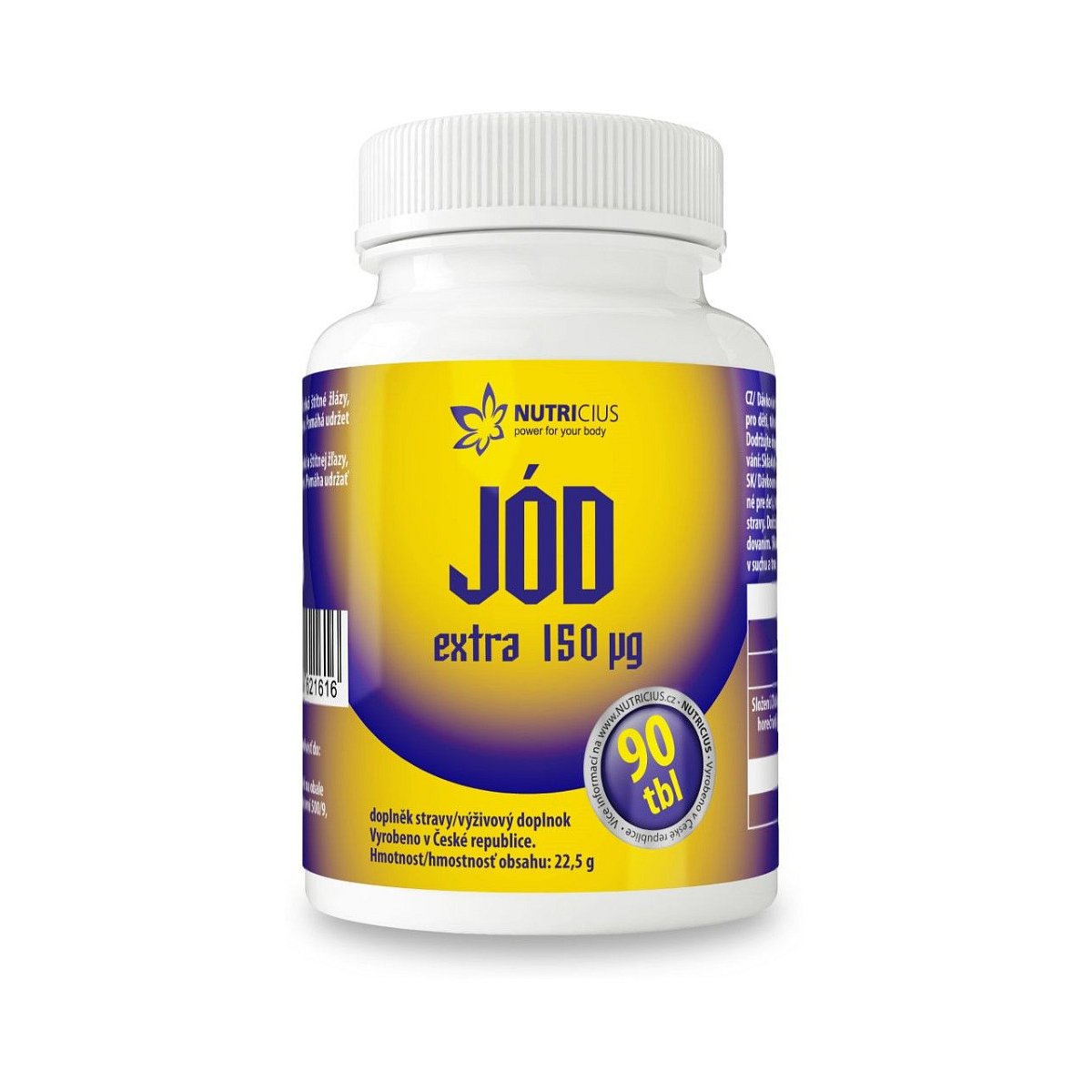 Nutricius Jód Extra 150 mcg 90 tablet