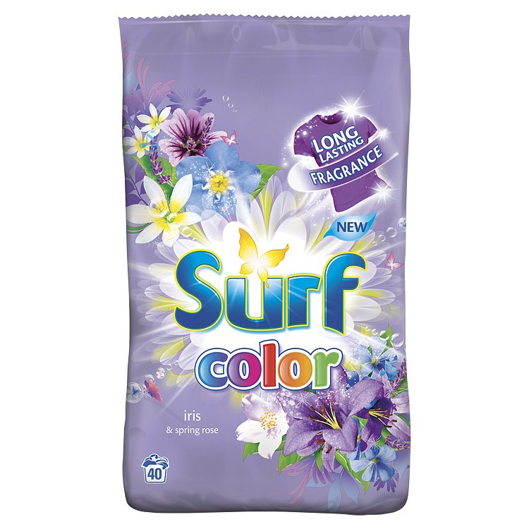 SURF Color Iris 2,8 kg (40 dávek) – prací prášek