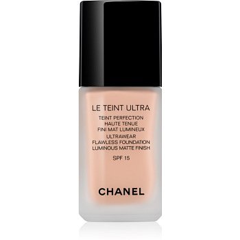 Chanel Le Teint Ultra dlouhotrvající matující make-up SPF 15 odstín 40 Beige 30 ml