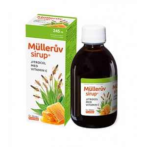 Müllerův sirup s jitrocelem medem a vit.C 245ml