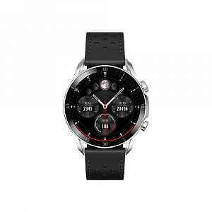 Garett Smartwatch V10 smart hodinky Silver/Black Leather