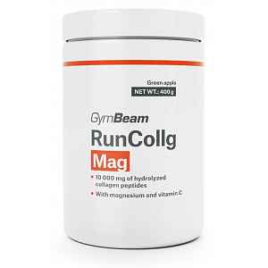 GymBeam RunCollg Mag Mg&vitamin C green apple 400g