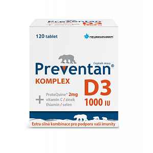 Preventan Komplex D3 1000 IU 120 tablet