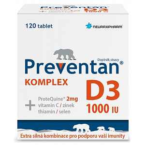 Preventan Komplex D3 1000 IU 120 tablet