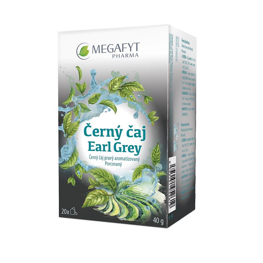 Megafyt Černý čaj Earl Grey 20x2 g