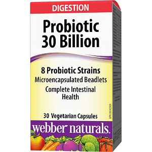 Webber Naturals Probiotika 30 Billion 30 kapslí