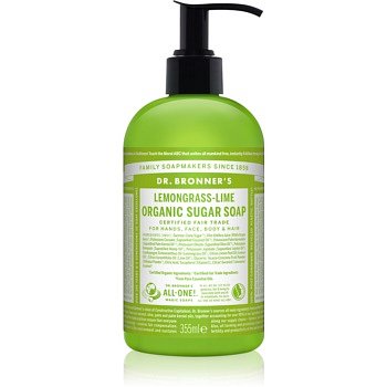 Dr. Bronner’s Lemongrass & Lime tekuté mýdlo na tělo a vlasy  355 ml