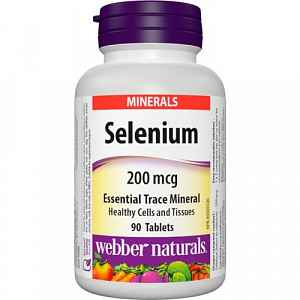 Webber Naturals Selen 200mcg 90 tablet