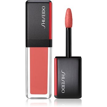 Shiseido Makeup LacquerInk LipShine tekutá rtěnka pro hydrataci a lesk odstín 312 Electro Peach (Apricot) 9 ml