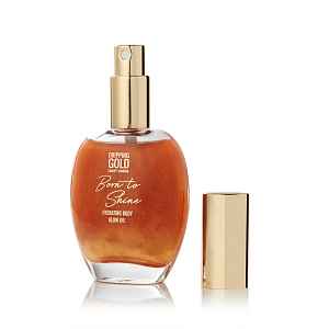 SOSU Dripping Gold Born to Shine Hydratační olej na tělo se třpytkami bronzový 55 ml