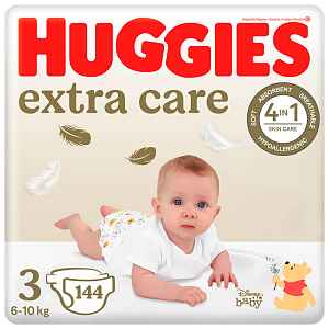 2x HUGGIES® Pleny jednorázové Elite Soft vel. 3 72 ks