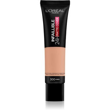 L’Oréal Paris Infallible 24H Matte Cover dlouhotrvající matující make-up odstín 300 Amber 35 ml