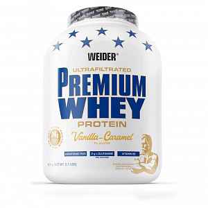 Weider, Premium Whey, 2300 g, Vanilka-Karamel