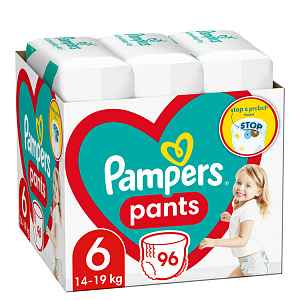 PAMPERS Pants kalhotky plenkové 6 (96 ks) 14-19 kg