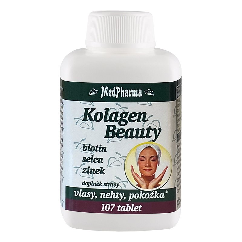 Medpharma Kolagen Beauty biotin selen zinek 107 tablet