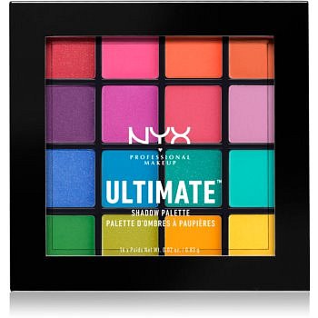 NYX Professional Makeup Ultimate Shadow paletka očních stínů odstín 04 Brights 16 x 0,83 g