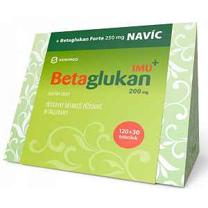 Betaglukan IMU+ 200 mg 120 tobolek + Betaglukan FORTE+ 30 tobolek