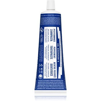 Dr. Bronner’s Peppermint bělicí zubní pasta bez obsahu fluoridu 140 g