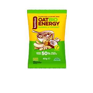 BOMBUS Oat energy banana & coconut ovesná kaše 65 g BIO