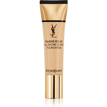 Yves Saint Laurent Touche Éclat All-In-One Glow tekutý make-up SPF 23 odstín B30 Almond 30 ml