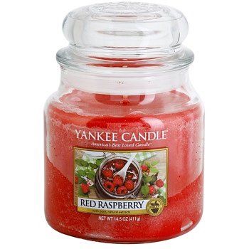 Yankee Candle Red Raspberry vonná svíčka Classic střední 411 g