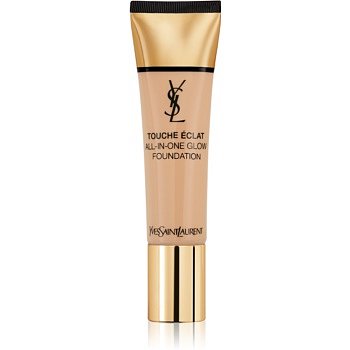 Yves Saint Laurent Touche Éclat All-In-One Glow tekutý make-up SPF 23 odstín B50 Honey 30 ml