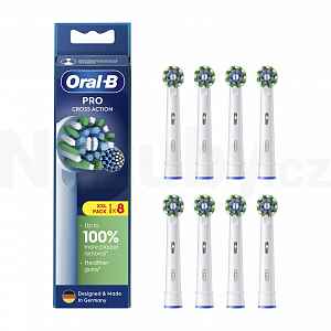 Oral-B CrossAction Pro White náhradní hlavice 8 ks