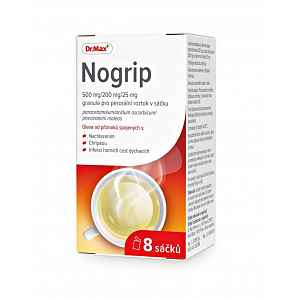 Dr.Max Nogrip 500 mg/200 mg/25 mg 8 sáčků