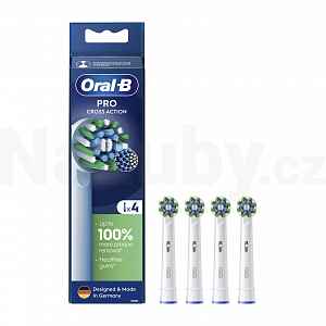 Oral-B CrossAction Pro White náhradní hlavice 4 ks