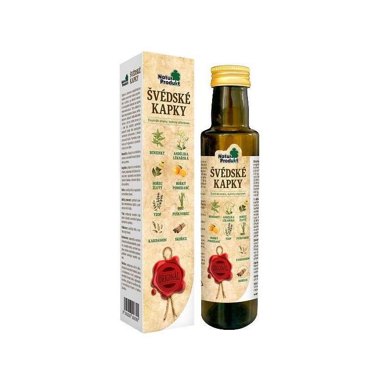 Naturprodukt Švédské kapky 100ml