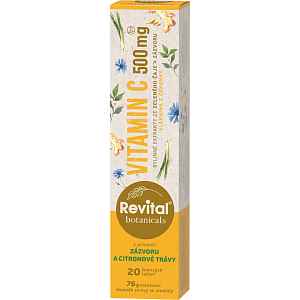 Revital Botanicals Vitamin C 500mg eff.tbl.20