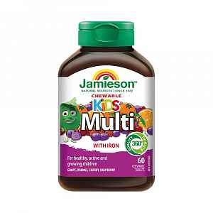 Multi Kids multivitamín tablety na cucání pro děti 60 tbl.