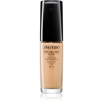 Shiseido Makeup Synchro Skin Glow Luminizing Fluid Foundation rozjasňující make-up SPF 20 odstín Golden 4 30 ml