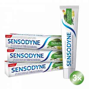 Sensodyne Herbal Fresh zubní pasta 3x75 ml