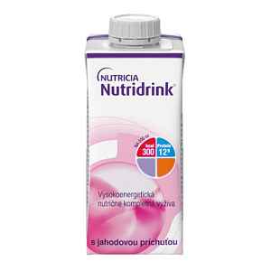 NUTRIDRINK S PŘÍCHUTÍ JAHODOVOU 24x200 ml