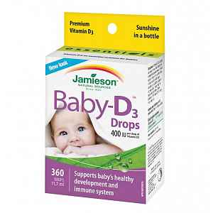 JAMIESON Baby-D3 Vitamín D3 400 IU kapky 11.7ml