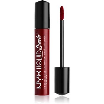 NYX Professional Makeup Liquid Suede™ Cream tekutá voděodolná rtěnka s matným finišem odstín 03 Cherry Skies 4 ml