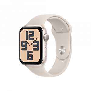 Apple Watch SE 44 mm sport band S/M smart hodinky Starlight