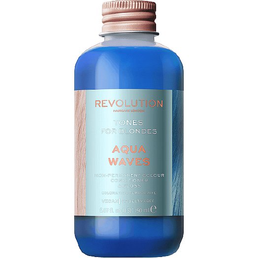 Revolution Haircare Tones for Blondes Barva na vlasy Aqua Waves 150ml