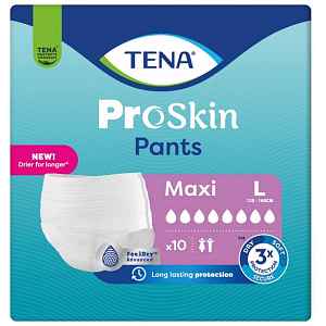 TENA Proskin Pants Maxi L Inkontinenční kalhotky 10ks