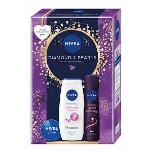 Nivea Box Diamond & Pearls 2024 dárková sada 3 ks