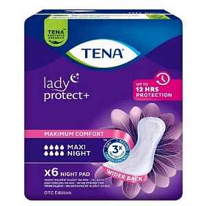 Tena Lady Maxi Night inkontinenční vložky 6 ks