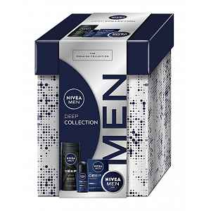 Nivea Men Box Deep Collection 2024 dárková sada pro muže 4 ks