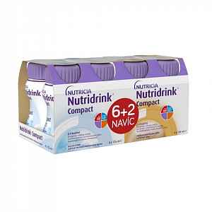 Nutridrink Compact 6+2 (neutral-káva) 8x125ml