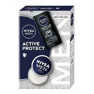 Nivea Men Box Active Protect 2024 dárková sada pro muže 2 ks