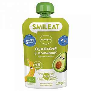 Smileat BIO kapsička jablko banán avokádo a borůvky 6M+ 100 g