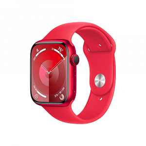 Apple Watch S9 45 mm sport band S/M smart hodinky Red