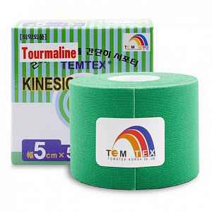 Tejp. TEMTEX kinesio tape Tourmaline zelená 5cmx5m