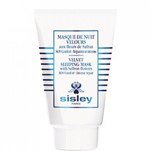 Sisley Velvet Sleeping Mask with Saffron Flowers obnovující maska na spaní 60ml + dárek SISLEY - taštička s produkty