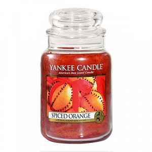 Yankee Candle Spiced Orange vonná svíčka Classic velká 623 g